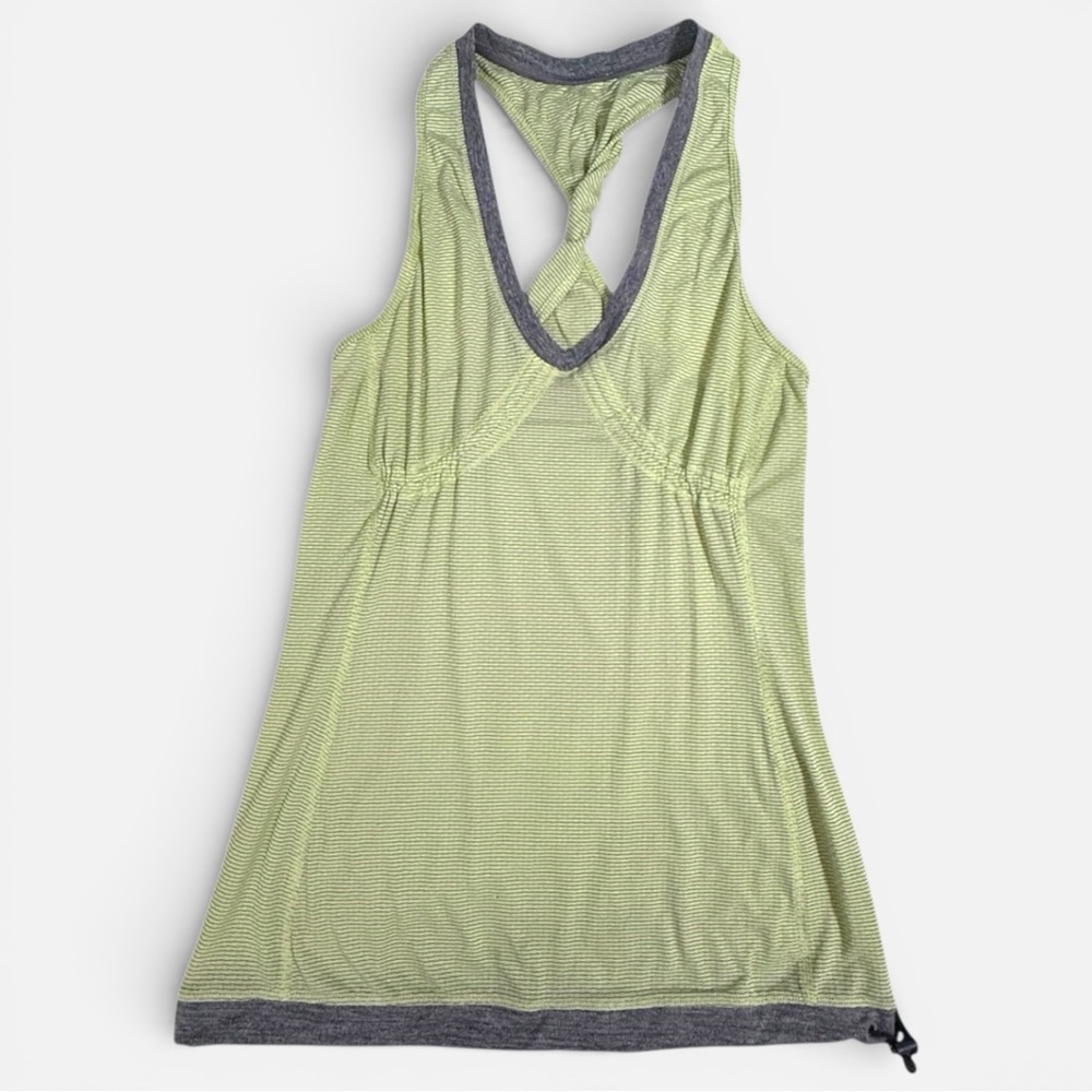 Lululemon Green and Gray Sleeveless Top